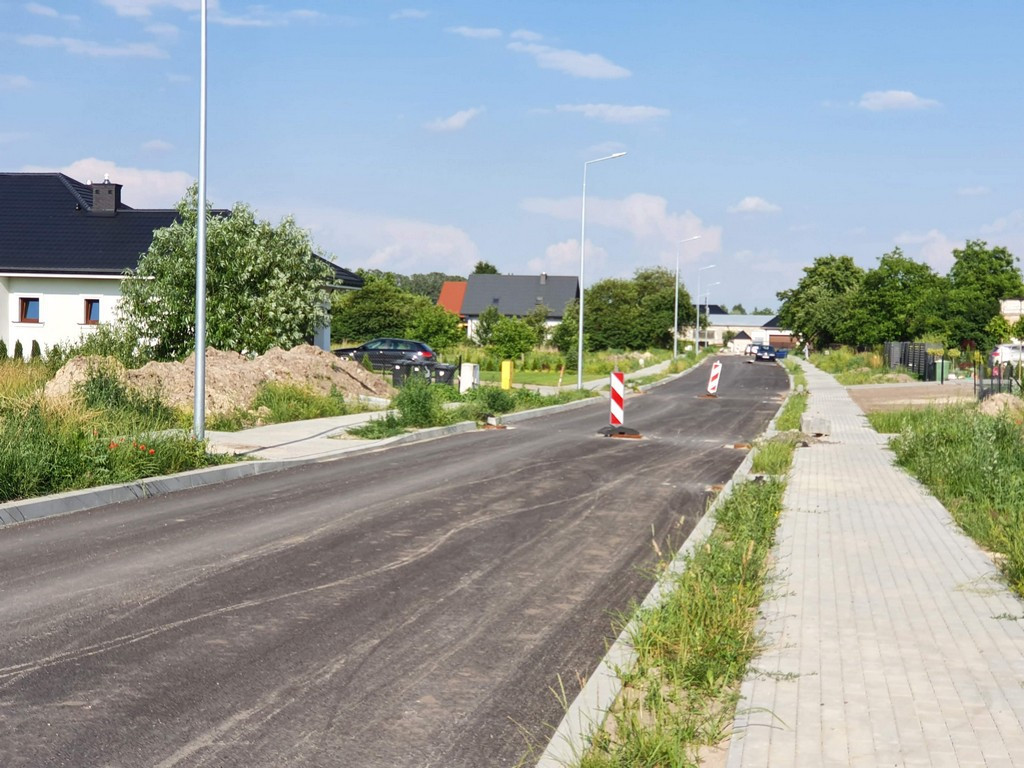 Hrubieszów: Prace przy budowie Storczykowej, Konwaliowej i Tulipanowej