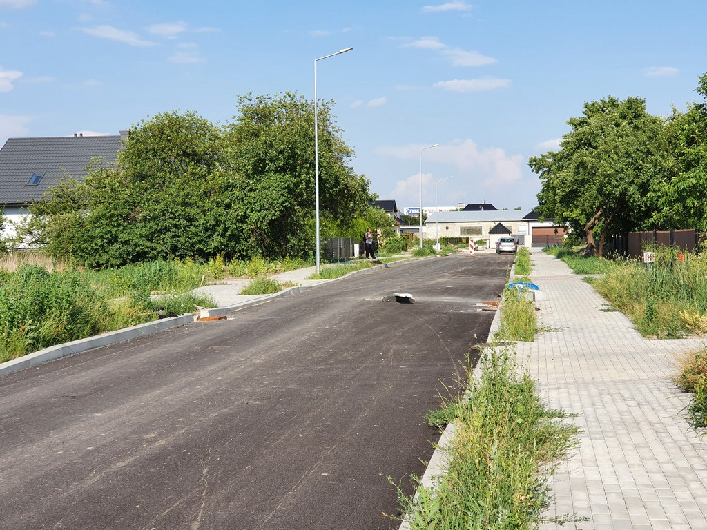 Hrubieszów: Prace przy budowie Storczykowej, Konwaliowej i Tulipanowej