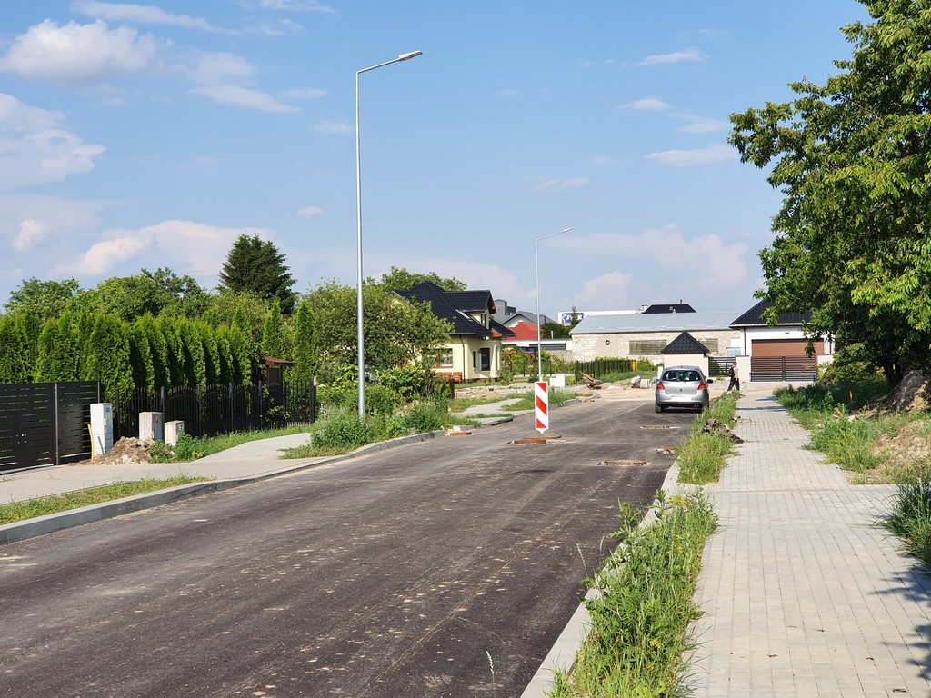 Hrubieszów: Prace przy budowie Storczykowej, Konwaliowej i Tulipanowej