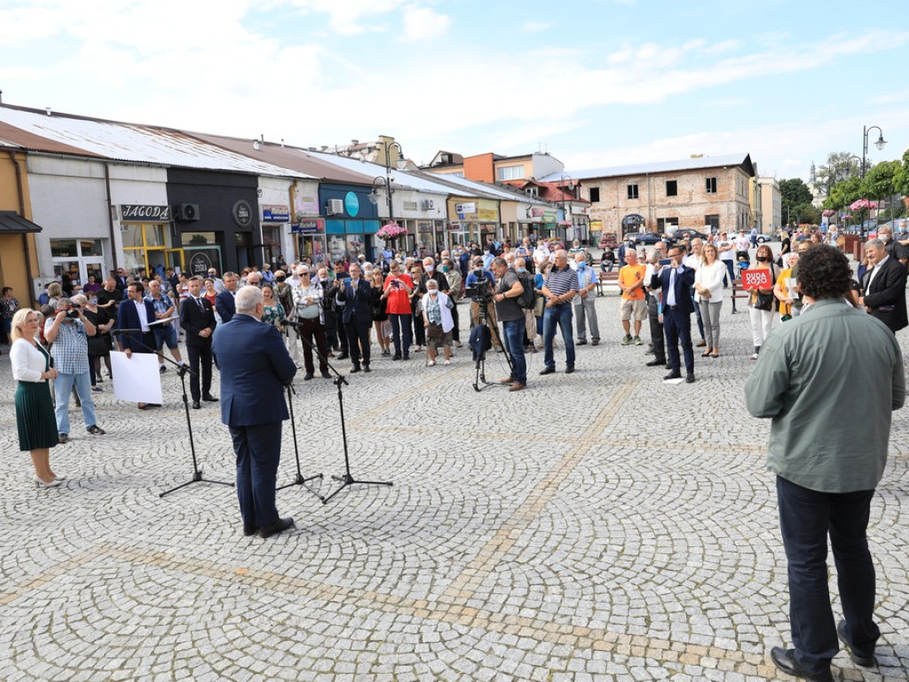 Hrubieszów: Spotkanie z wicepremierem Jackiem Sasinem - fotoreportaż