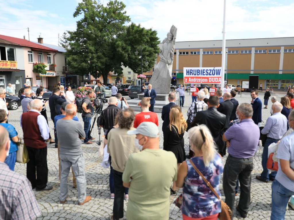 Hrubieszów: Spotkanie z wicepremierem Jackiem Sasinem - fotoreportaż