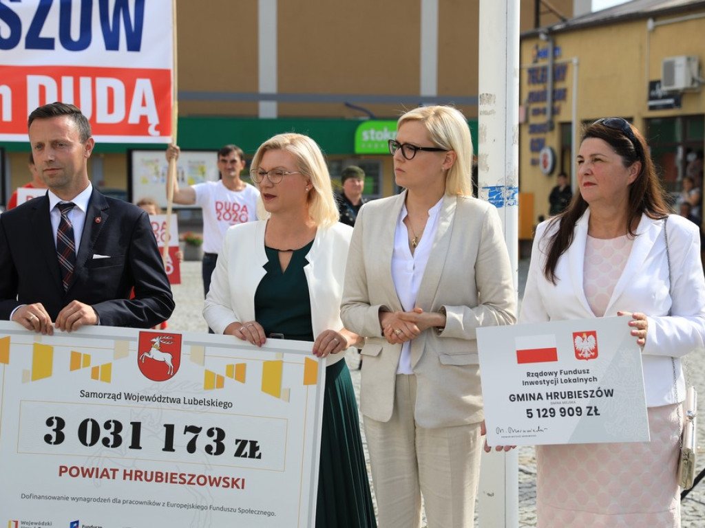 Hrubieszów: Spotkanie z wicepremierem Jackiem Sasinem - fotoreportaż