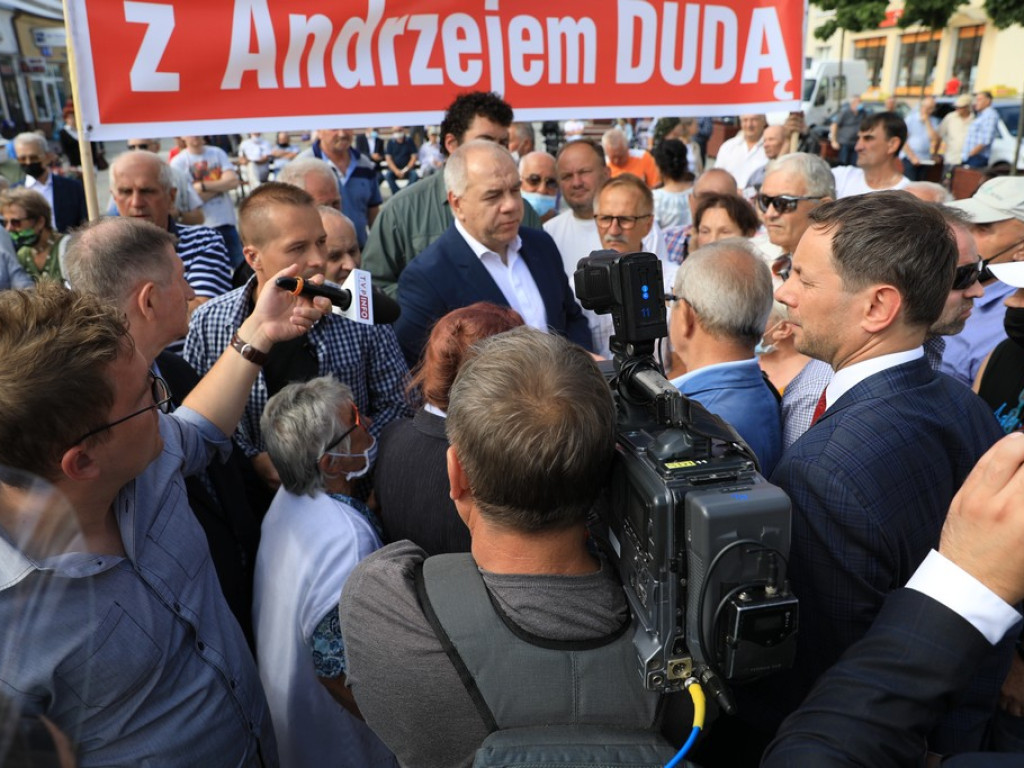 Jacek Sasin w Hrubieszowie. Polityczny konflikt w PiS - komentarze radnych
