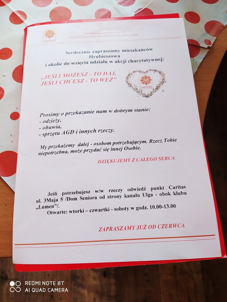 Hrubieszów: Jeśli możesz - to daj. Jeśli chcesz - to weź