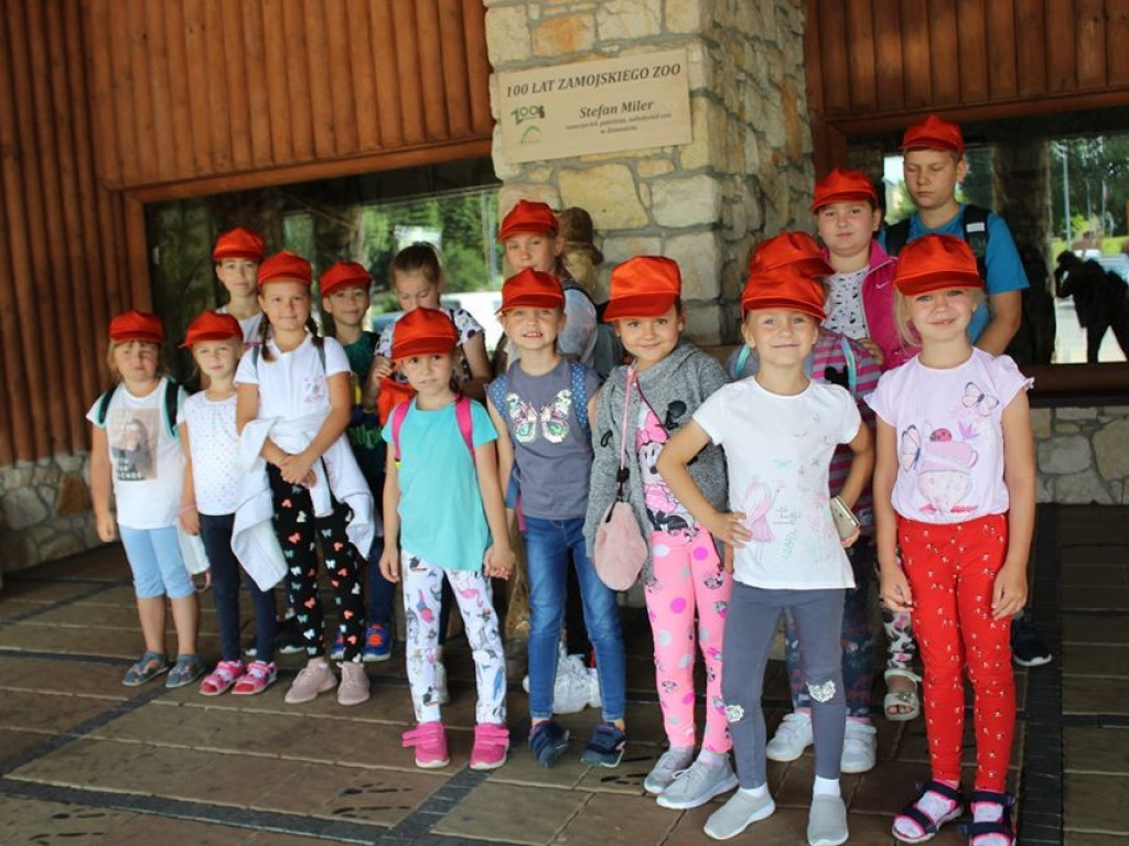 Dzieci z Werbkowic na wycieczce w ZOO