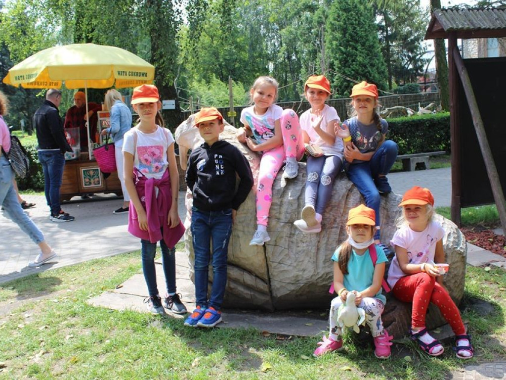 Dzieci z Werbkowic na wycieczce w ZOO
