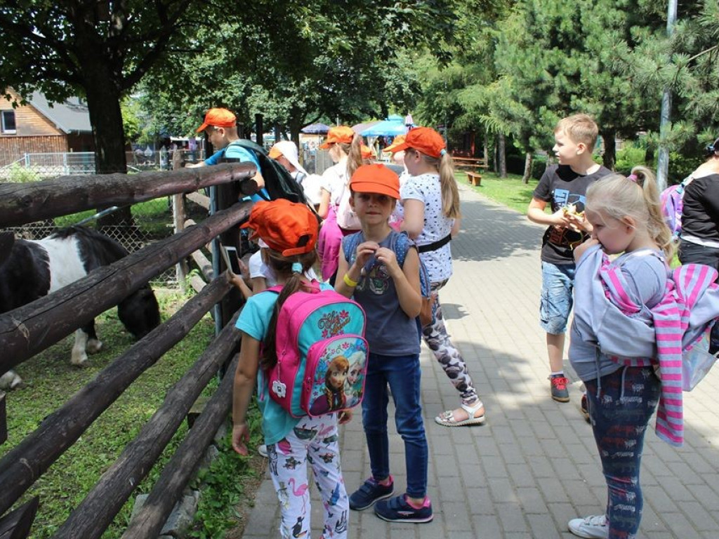 Dzieci z Werbkowic na wycieczce w ZOO