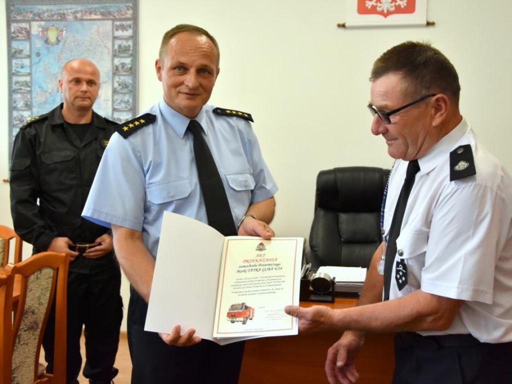 Wóz bojowy dla OSP w Trzeszczanach