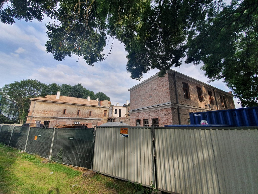 Hrubieszów: Trwa remont budynku Syndykatu Rolniczego