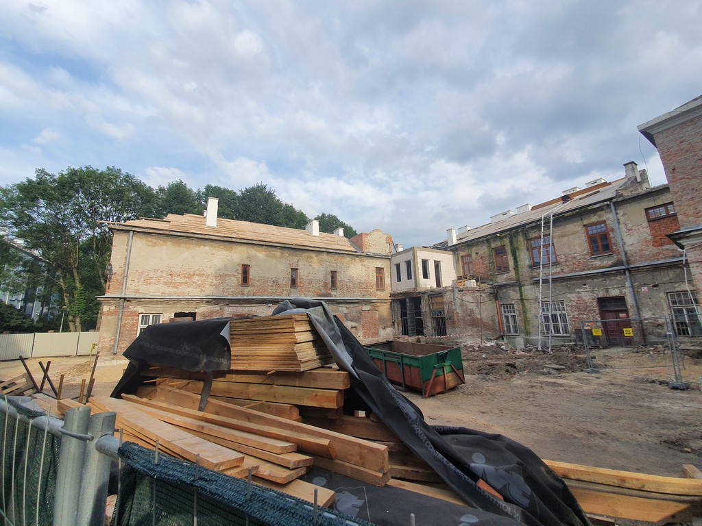 Hrubieszów: Trwa remont budynku Syndykatu Rolniczego