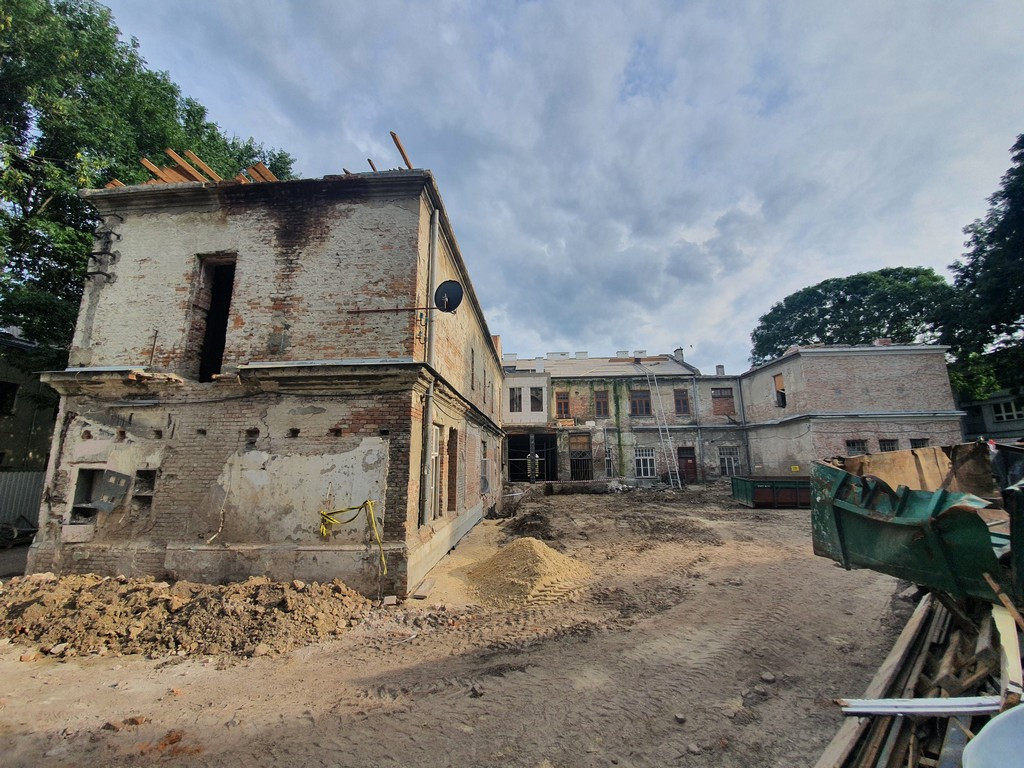 Hrubieszów: Trwa remont budynku Syndykatu Rolniczego