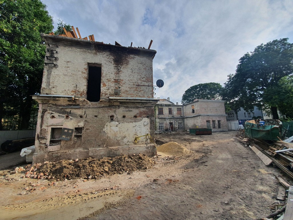Hrubieszów: Trwa remont budynku Syndykatu Rolniczego