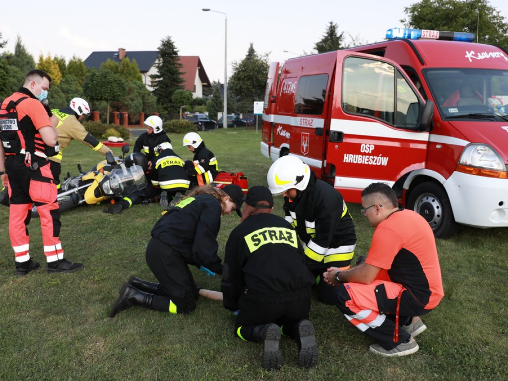Hrubieszów: Ćwiczenia OSP - fotoreportaż
