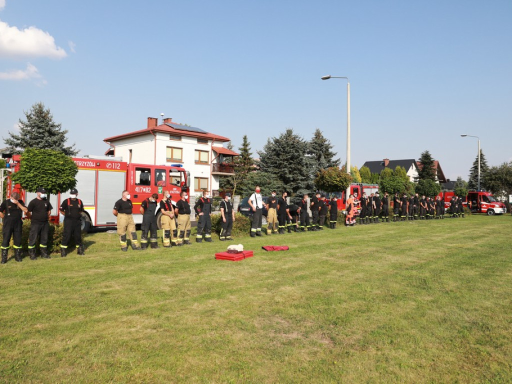 Hrubieszów: Ćwiczenia OSP - fotoreportaż