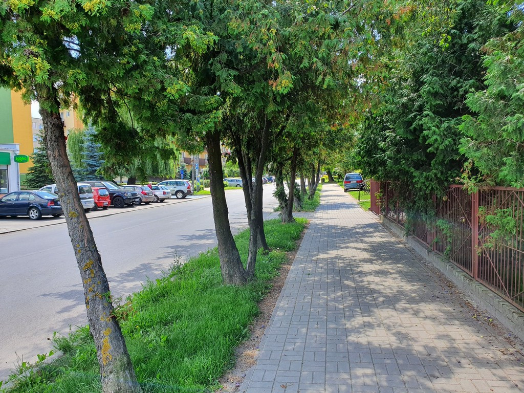Tu będą nowe chodniki - ulica Mickiewicza