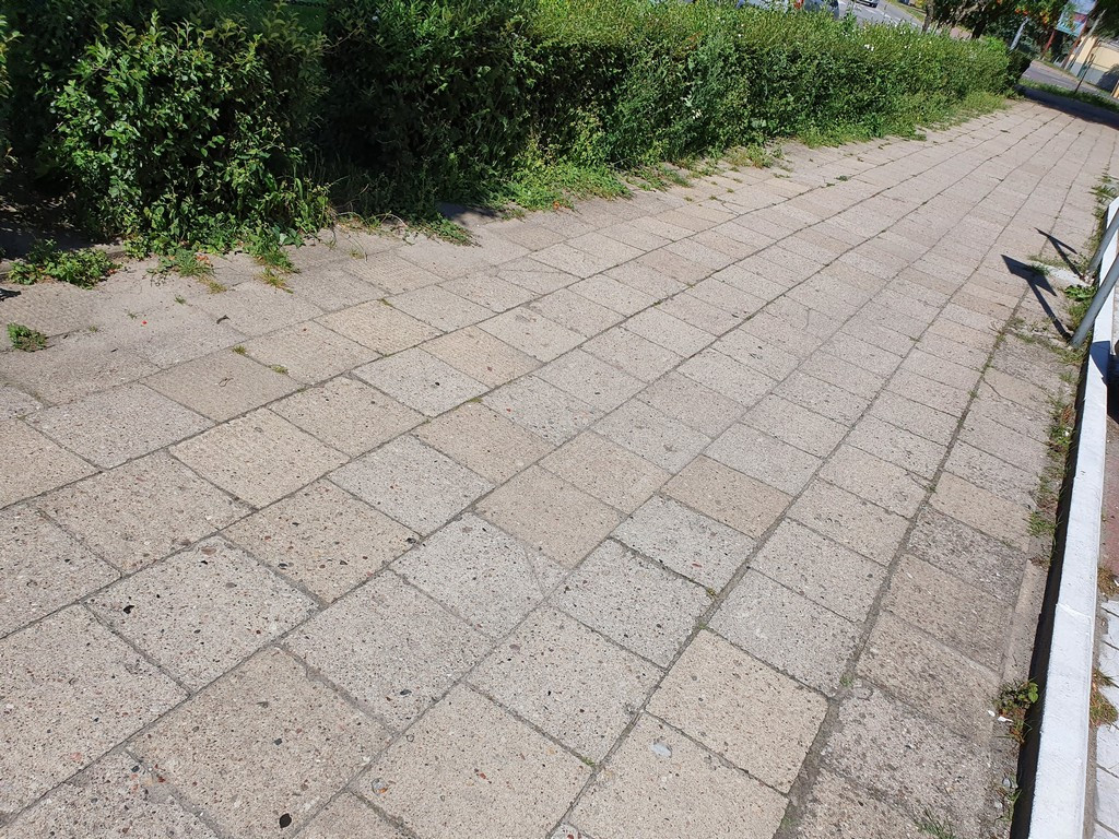 Tu będą nowe chodniki - ulica Mickiewicza