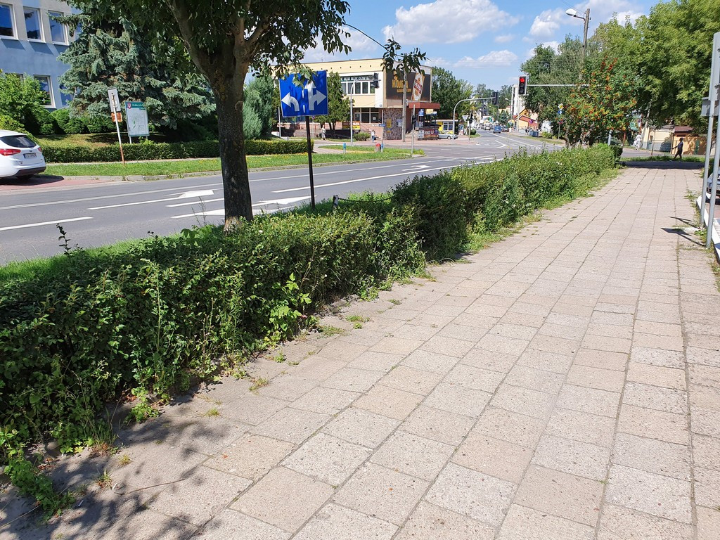 Tu będą nowe chodniki - ulica Mickiewicza