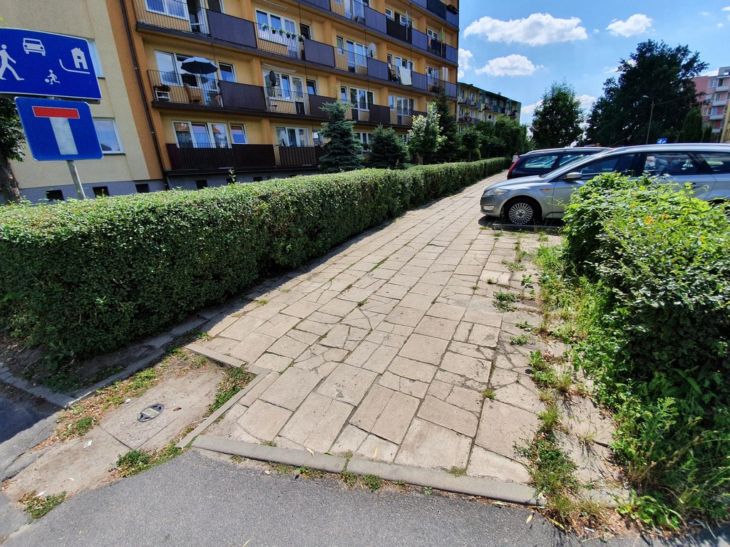 Tu będą nowe chodniki - ulica Mickiewicza