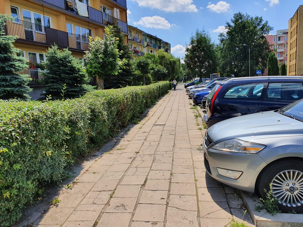 Tu będą nowe chodniki - ulica Mickiewicza