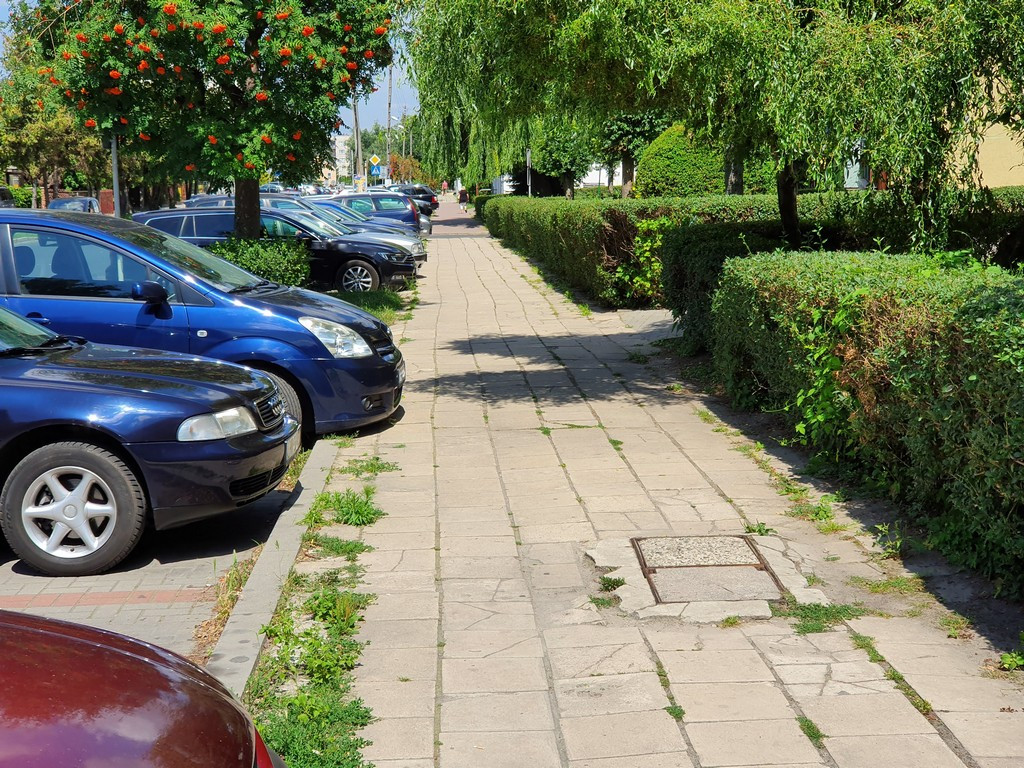 Tu będą nowe chodniki - ulica Mickiewicza