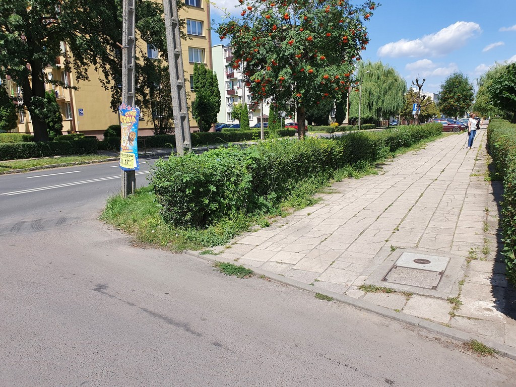 Tu będą nowe chodniki - ulica Mickiewicza