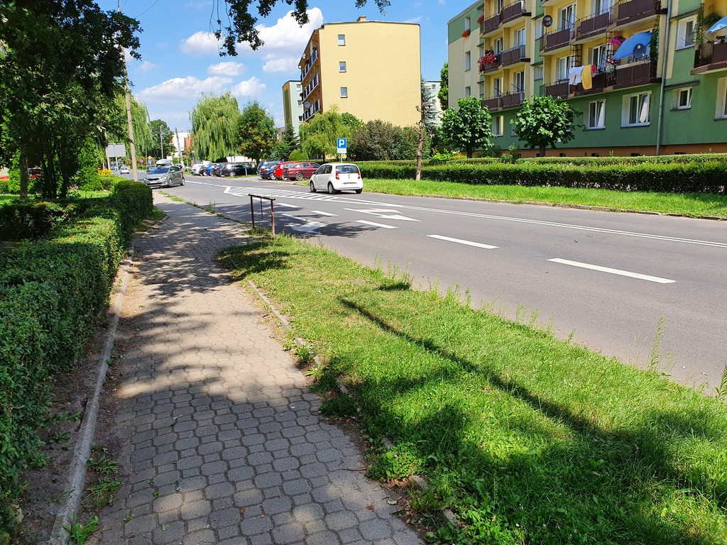 Tu będą nowe chodniki - ulica Mickiewicza