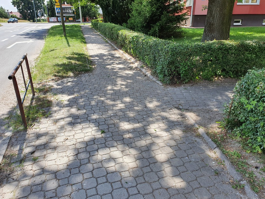 Tu będą nowe chodniki - ulica Mickiewicza
