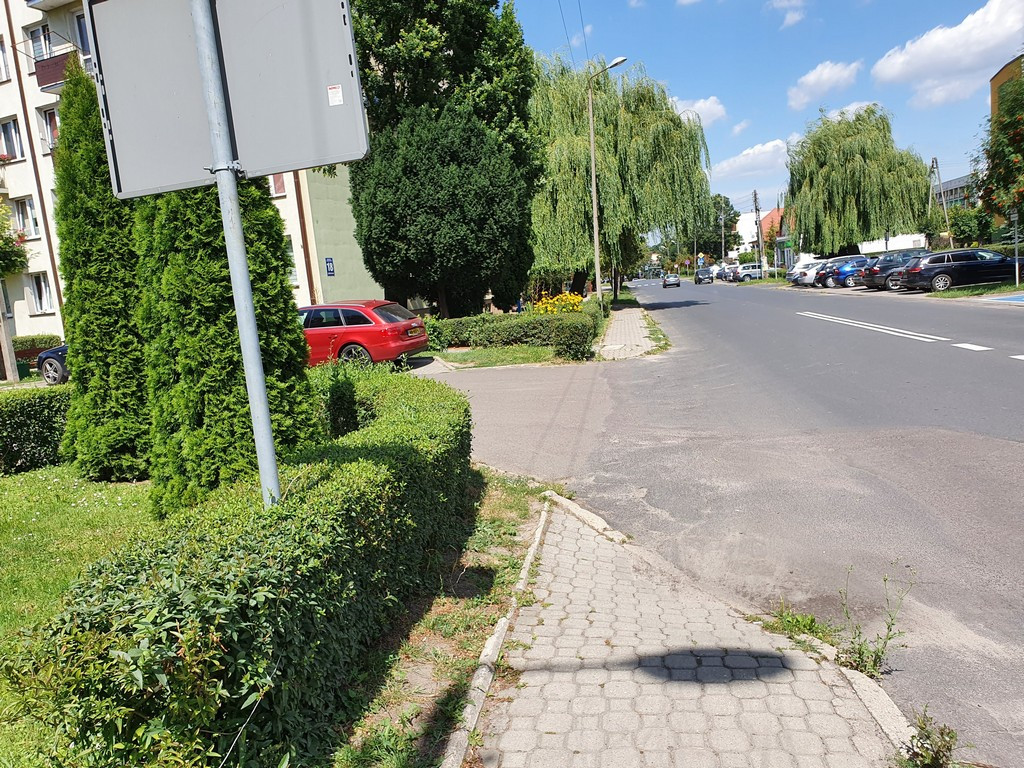 Tu będą nowe chodniki - ulica Mickiewicza