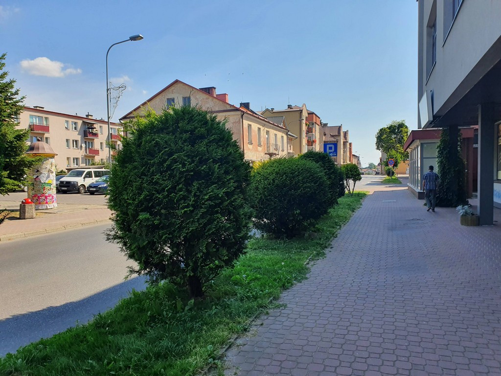 Tu będą nowe chodniki - ulica Narutowicza