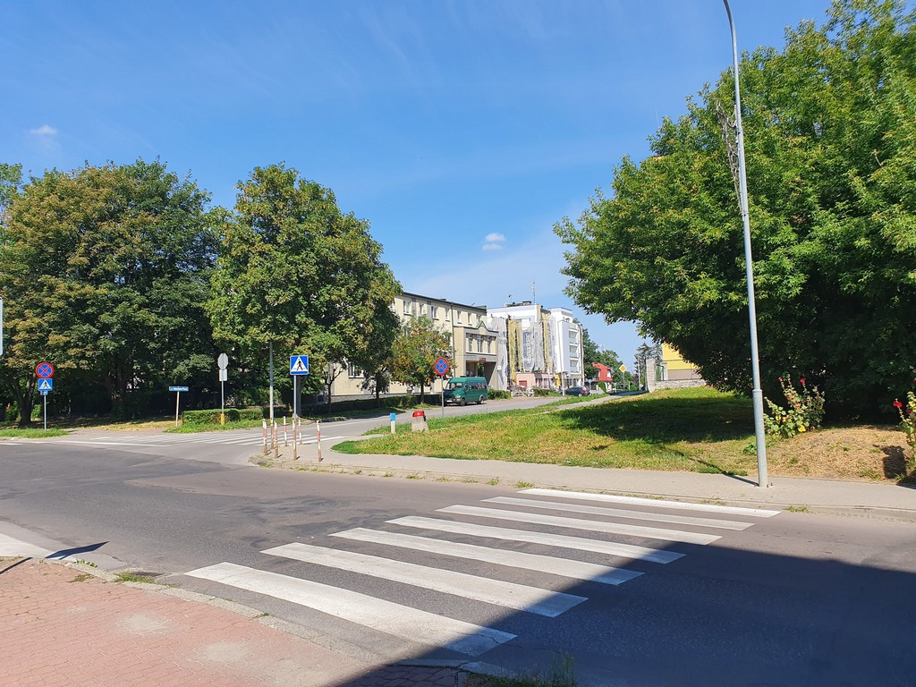 Tu będą nowe chodniki - ulica Narutowicza