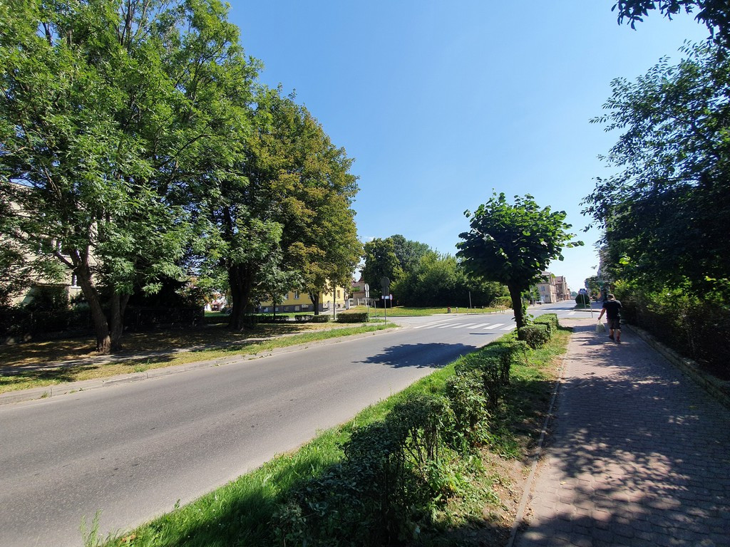 Tu będą nowe chodniki - ulica Narutowicza