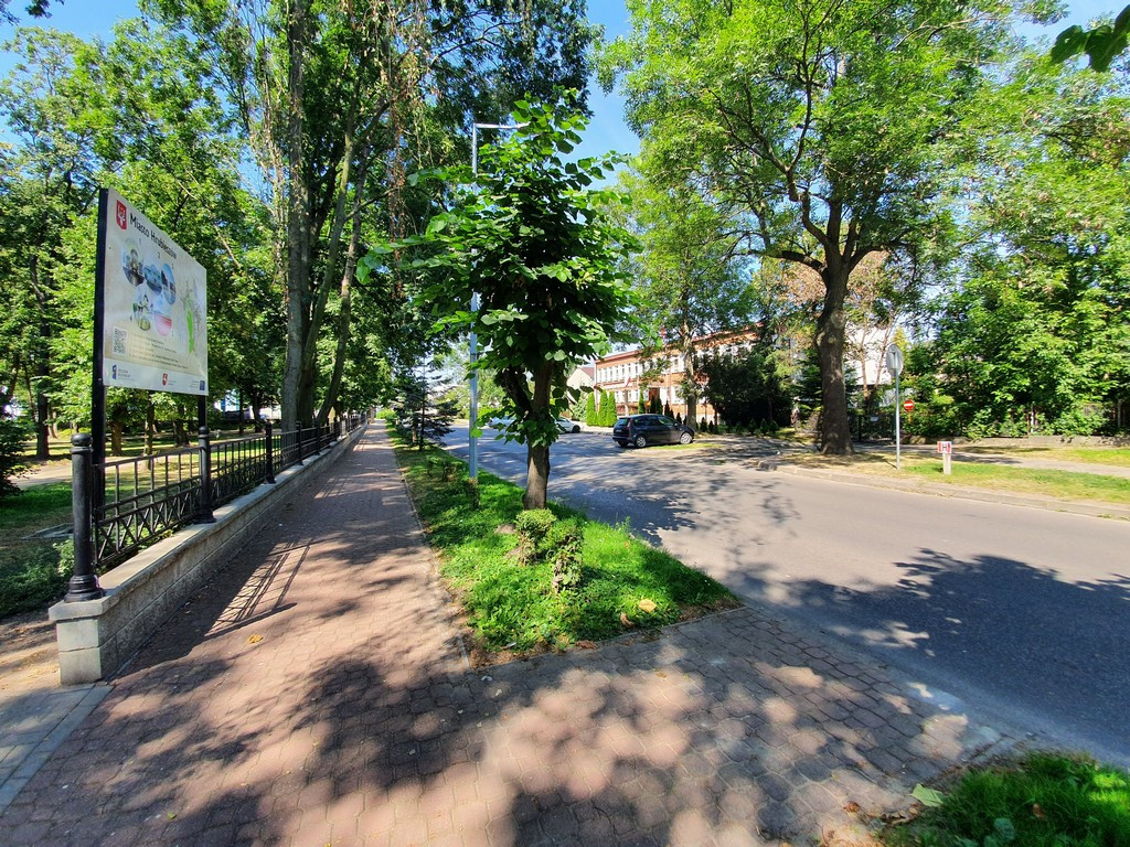 Tu będą nowe chodniki - ulica Narutowicza