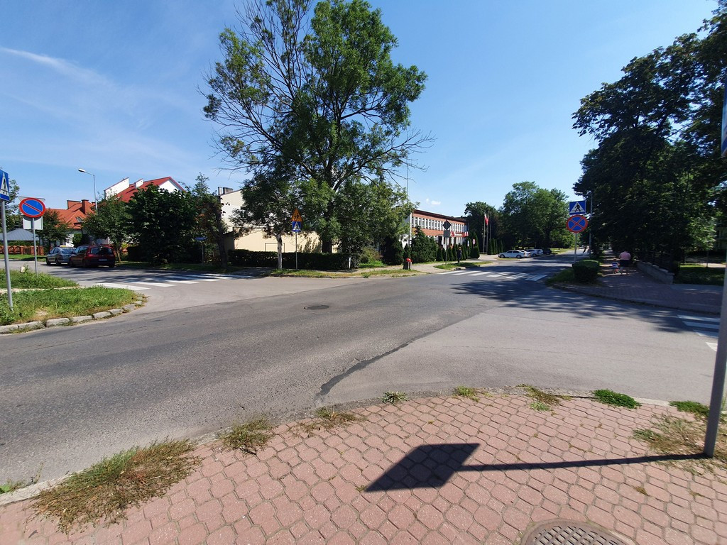 Tu będą nowe chodniki - ulica Narutowicza