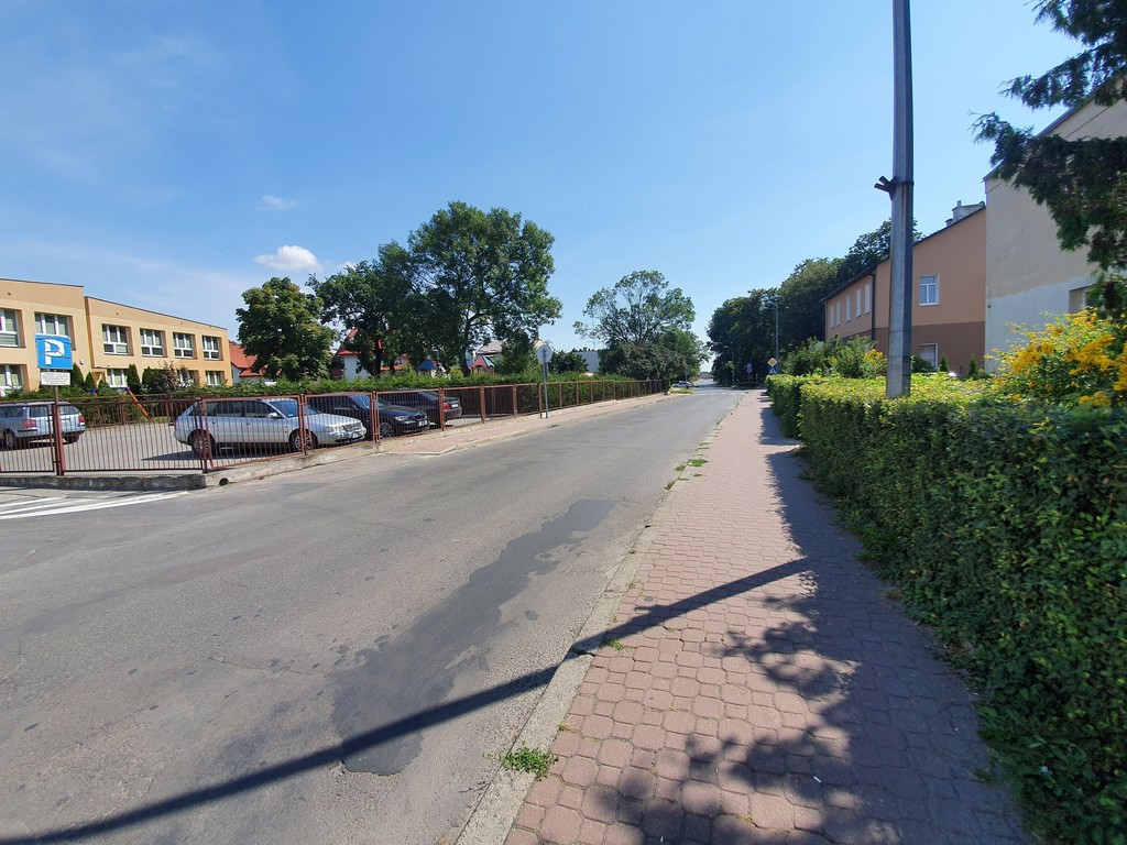 Tu będą nowe chodniki - ulica Narutowicza