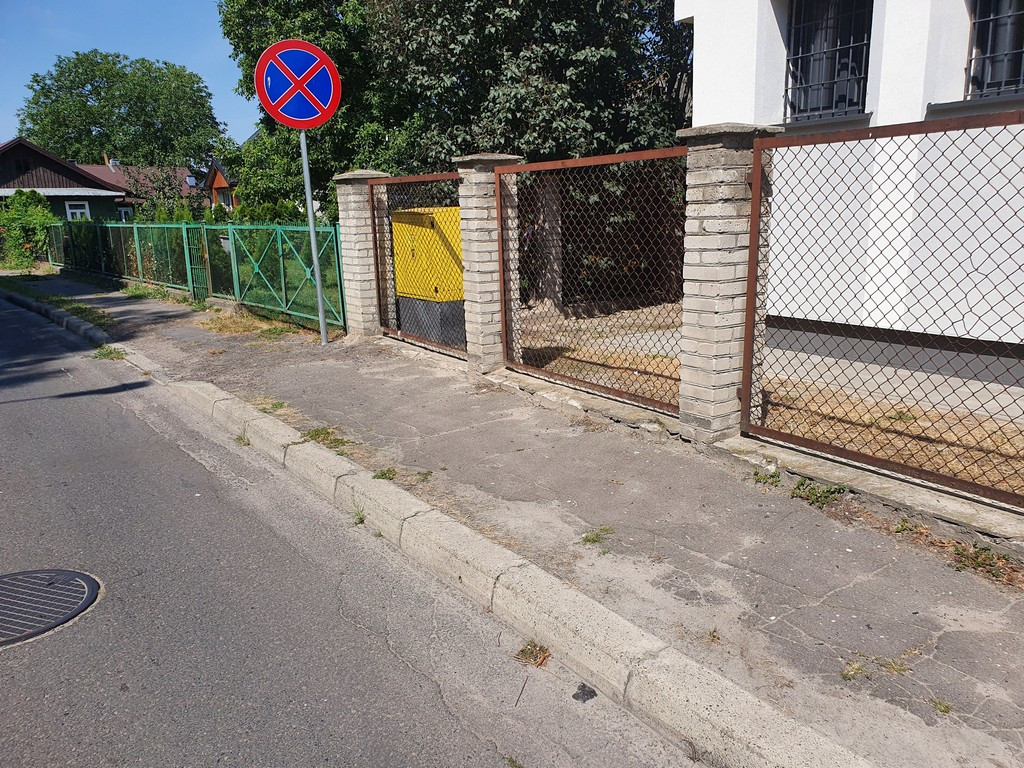 Tu będą nowe chodniki - ulica Narutowicza