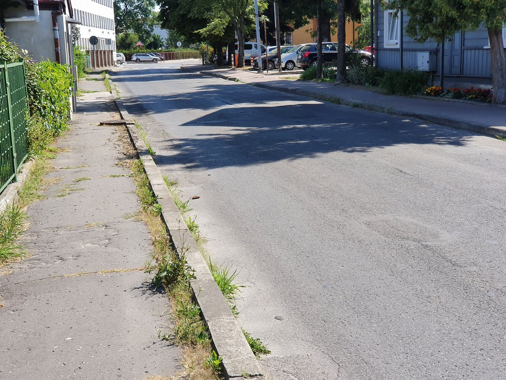 Tu będą nowe chodniki - ulica Narutowicza