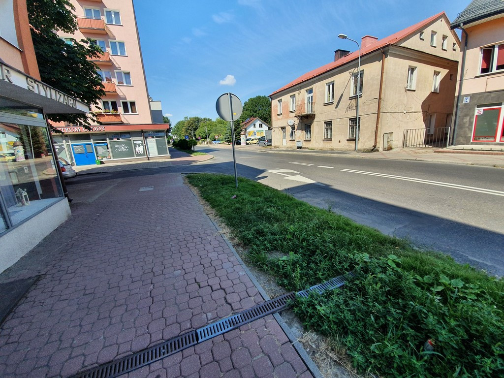 Tu będą nowe chodniki - ulica Narutowicza