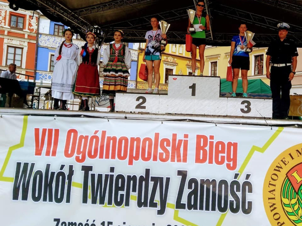 Nasi na podium w VII Biegu Dookoła Twierdzy Zamość