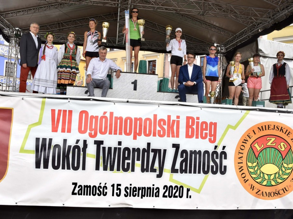 Nasi na podium w VII Biegu Dookoła Twierdzy Zamość