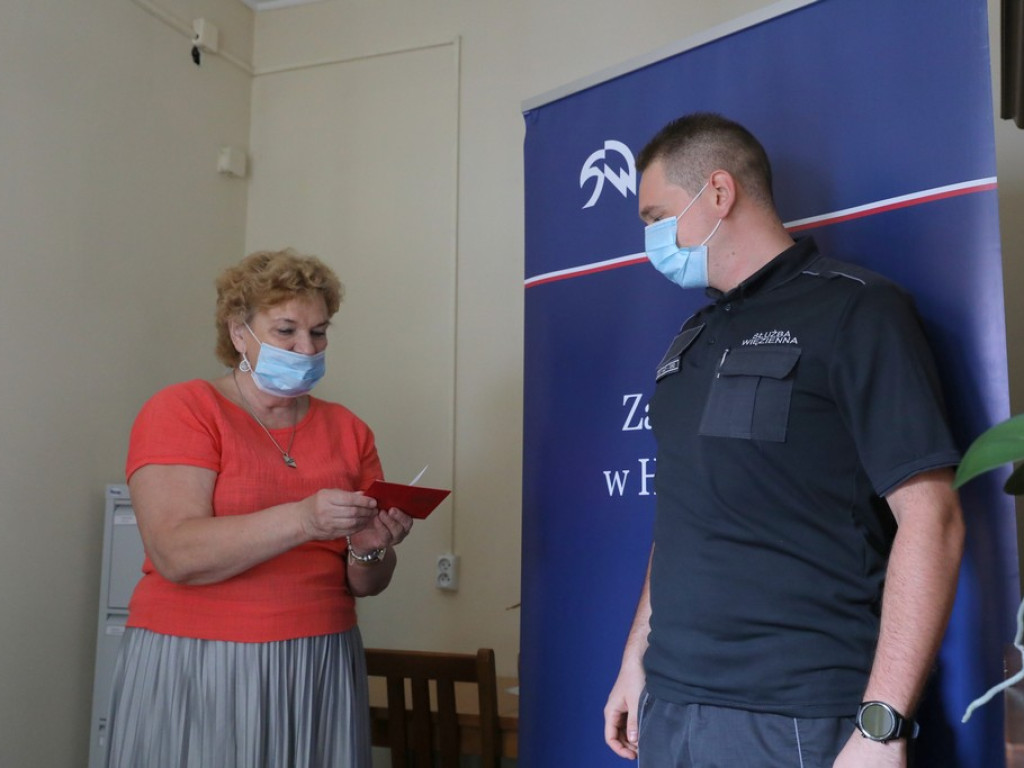 Kolejny funkcjonariusz hrubieszowskiego zakładu karnego wyróżniony