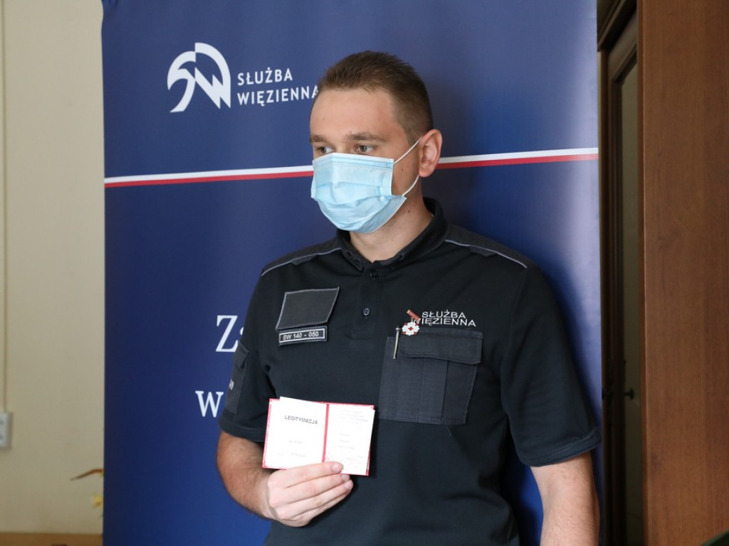 Kolejny funkcjonariusz hrubieszowskiego zakładu karnego wyróżniony