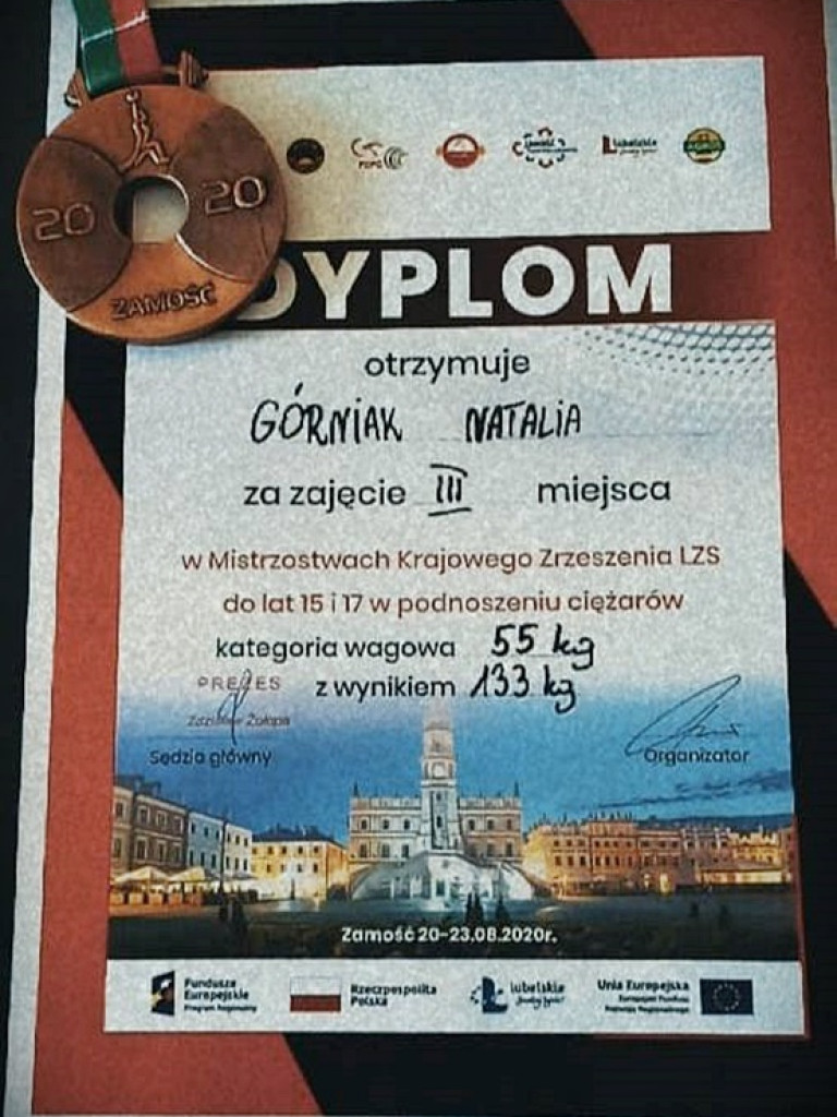 Brązowy medal Natalii Górniak w Mistrzostwach Polski LZS U17