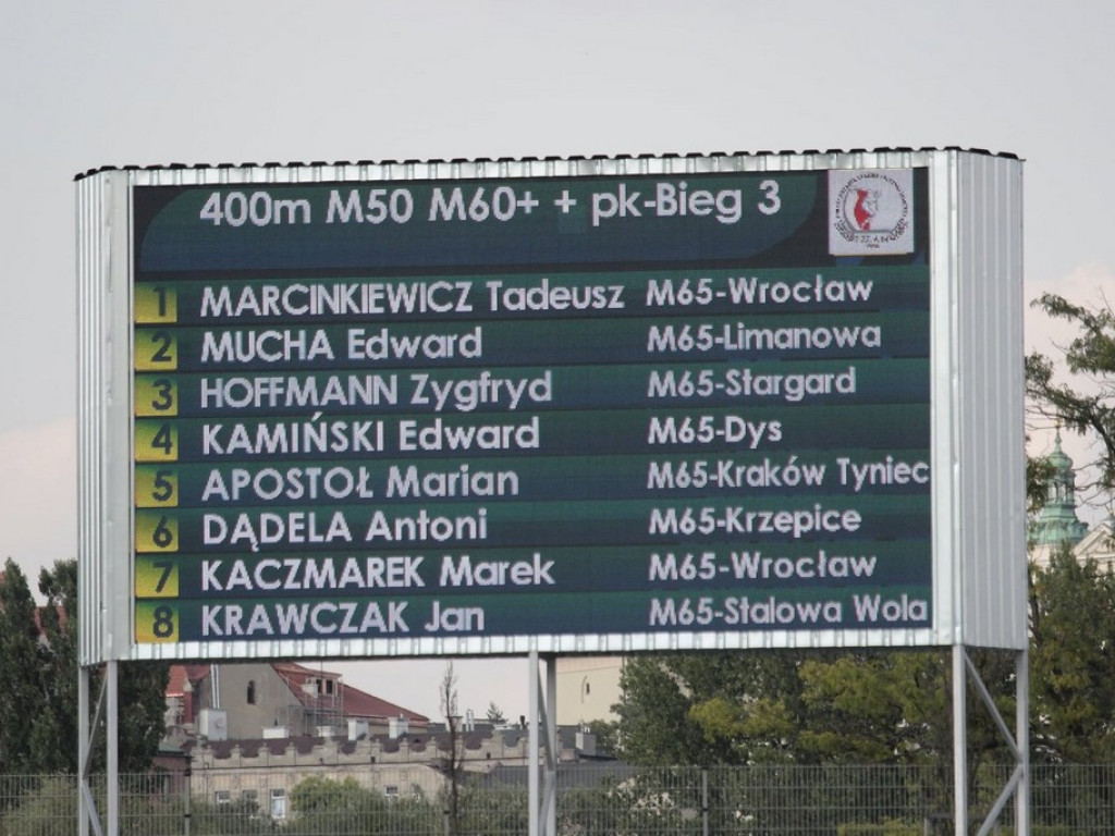 30. Mistrzostwa Polski Masters w Lekkiej Atletyce - Krzysztof Gidziński, Andrzej Ulidowski i Stanisław Marzec na podium!