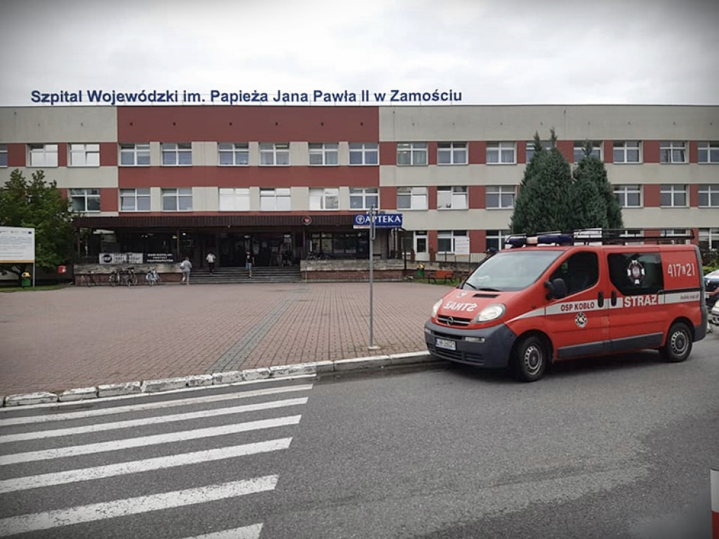 Druhowie z OSP Kobło oddali krew dla Dominika