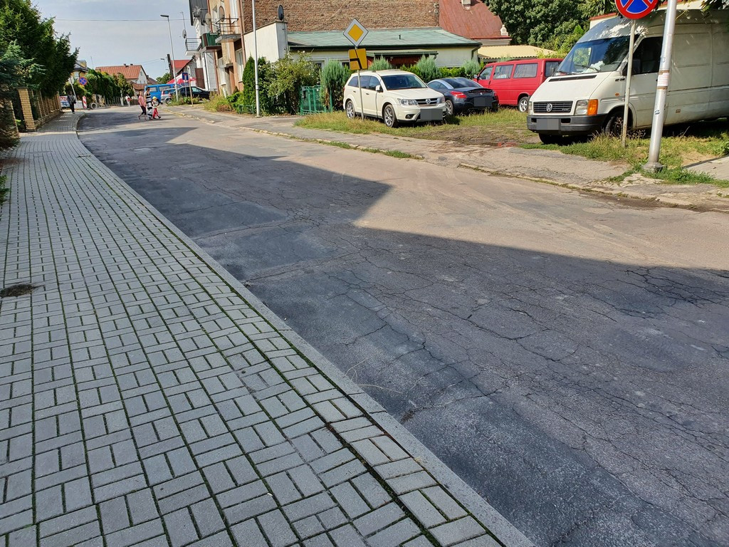 Hrubieszów: Trwa przebudowa ulicy Podzamcze