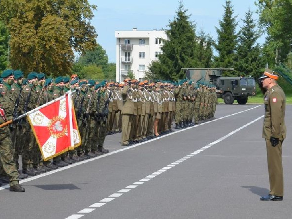 Przysięga w hrubieszowskim pułku