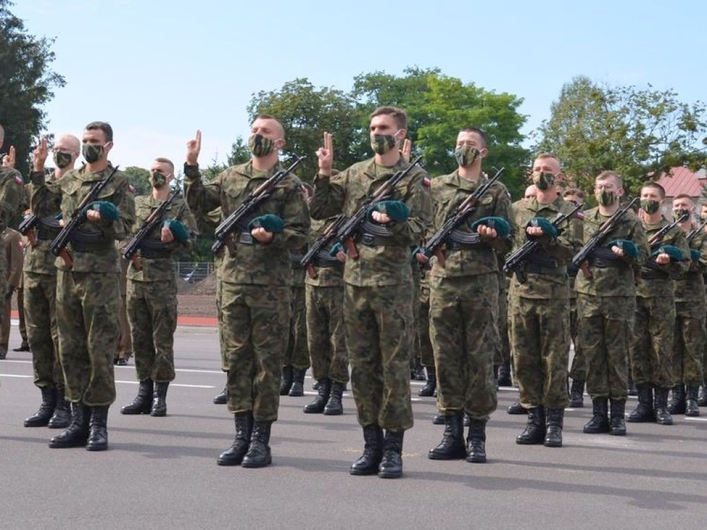 Przysięga w hrubieszowskim pułku