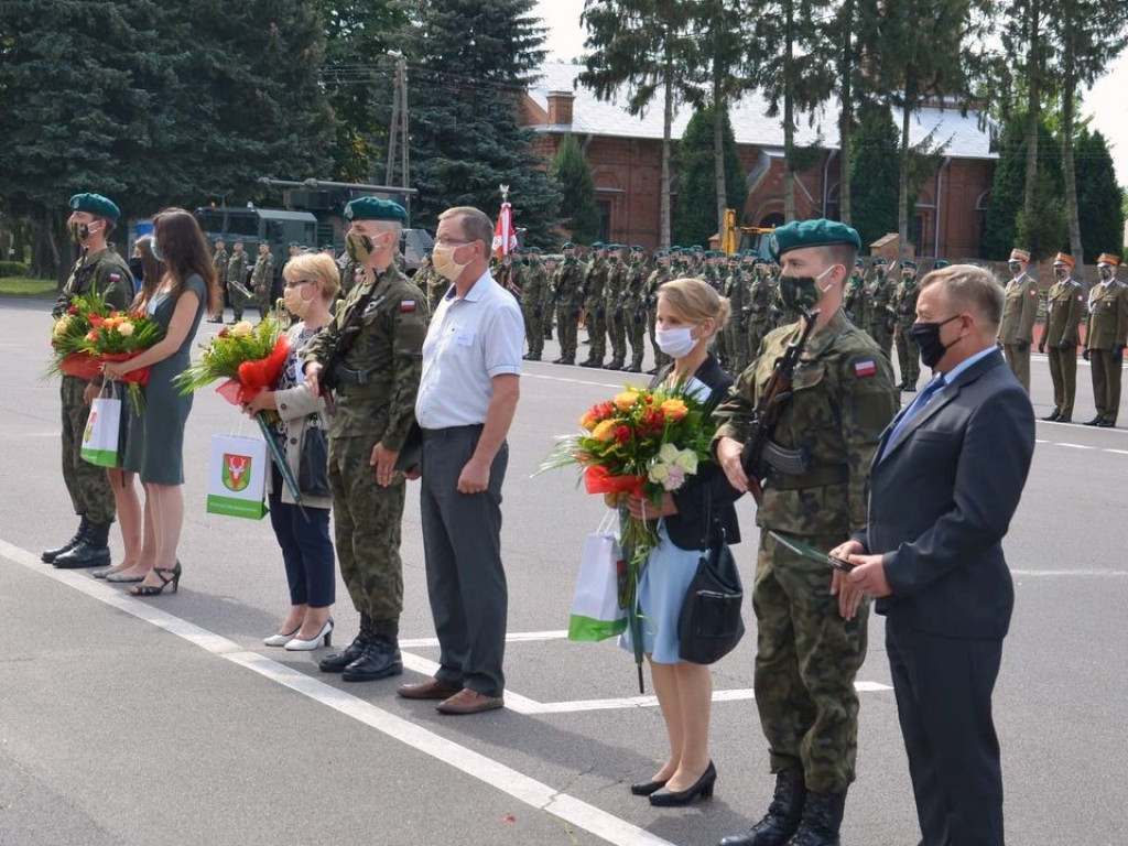 Przysięga w hrubieszowskim pułku