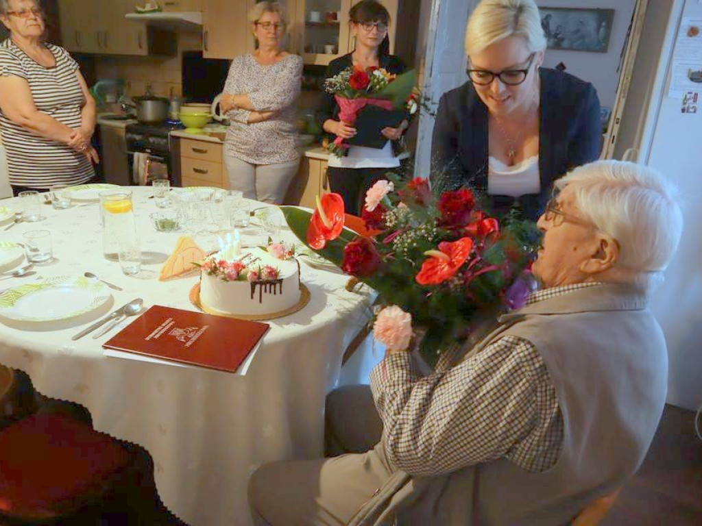 Hrubieszów: Pan Stanisław Rączkowski skończył 100 lat!