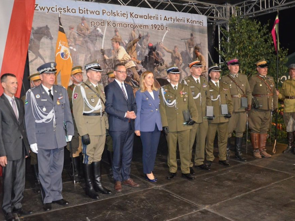 Hrubieszowski pułk na obchodach 100-lecia bitwy pod Komarowem